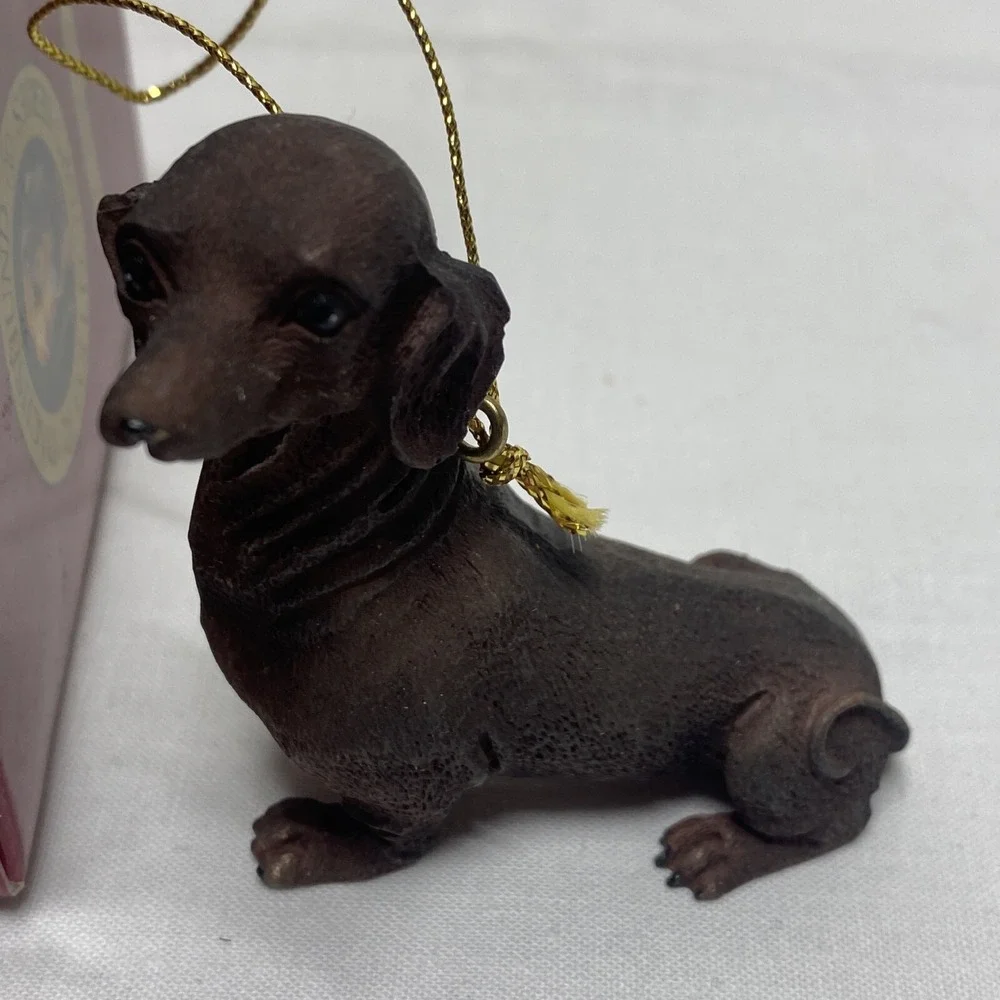 American Canine Assoc Dachshund Limited Edition Christmas Dog Ornament 2 1/2